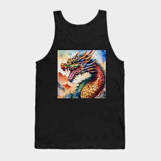 red dragon Tank Top